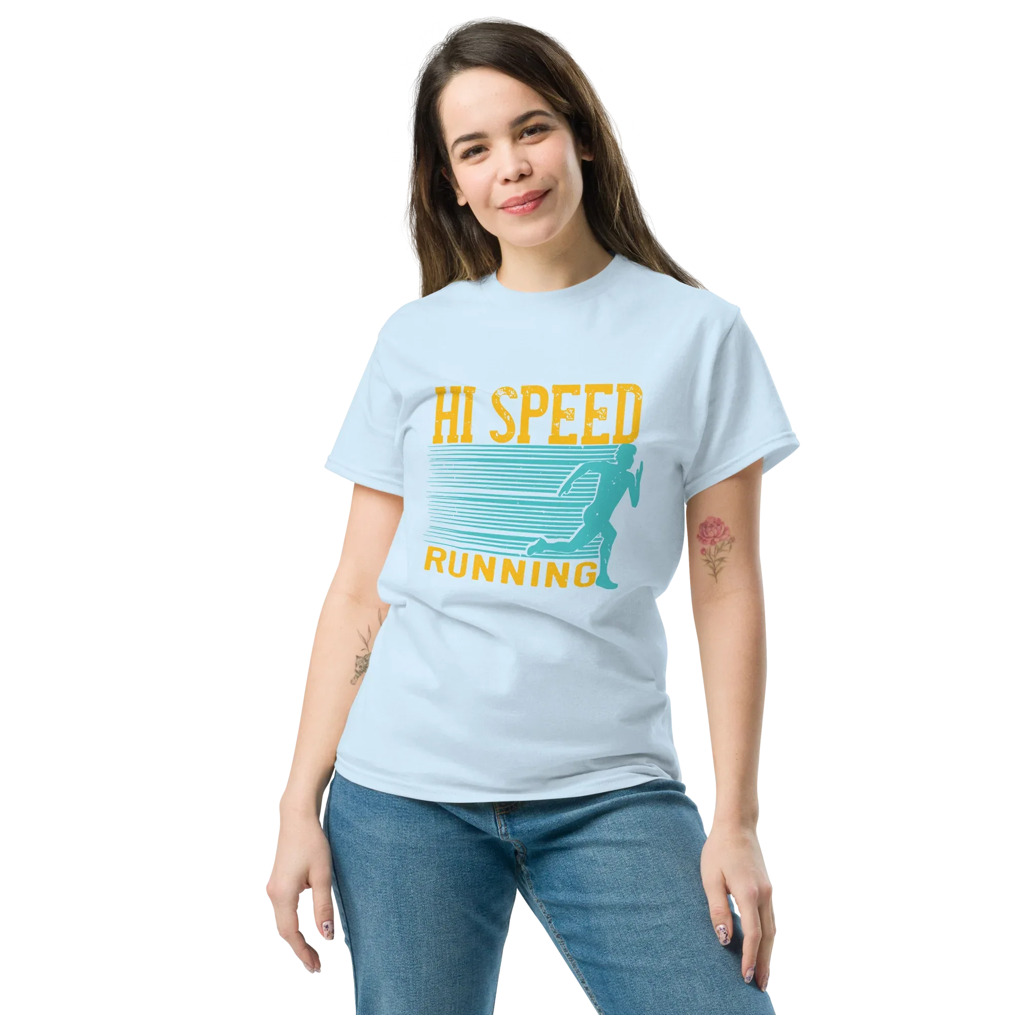 HIGH SPEED RUNNING unisex t-shirt - - - Printoo Shop