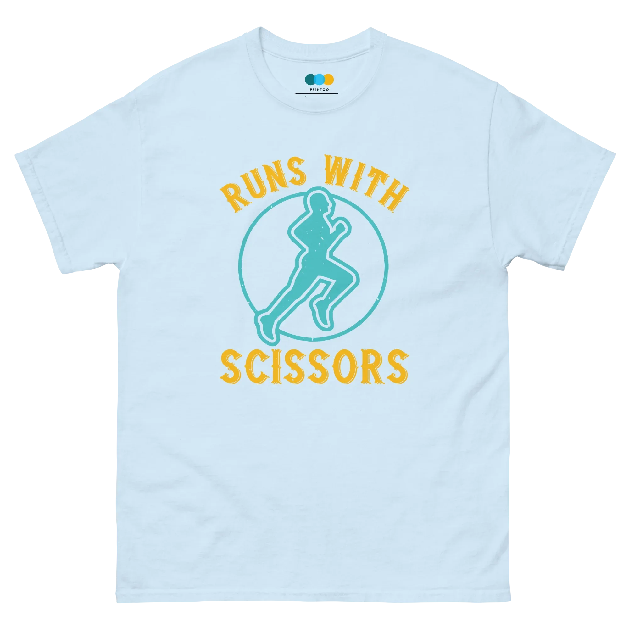 RUNS /w SCISSORS unisex t-shirt - - Running - Printoo Shop