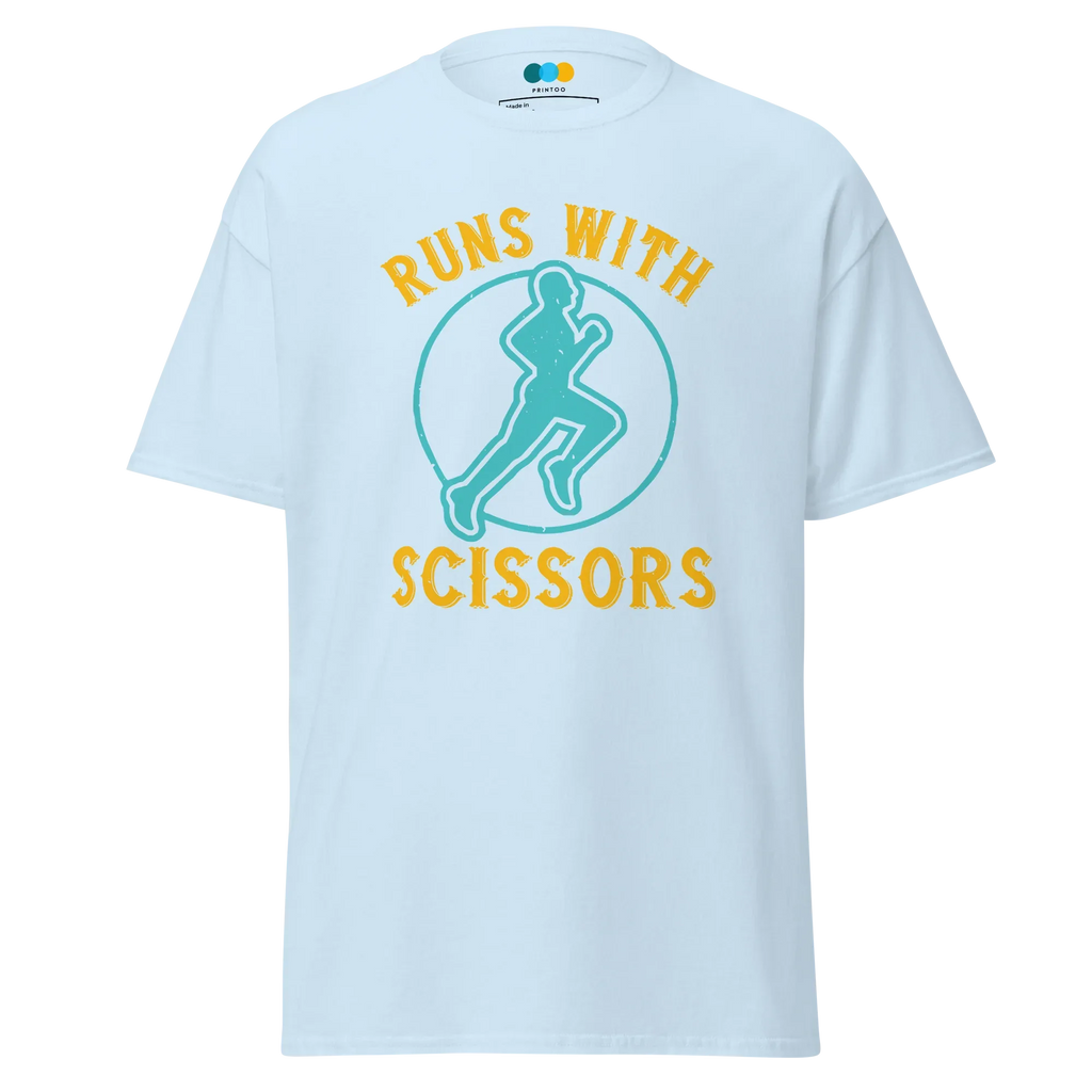 RUNS /w SCISSORS unisex t-shirt - - Running - Printoo Shop