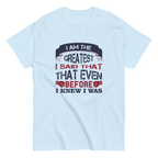 THE GREATEST unisex t-shirt - - Printoo Shop - 8946230_15813