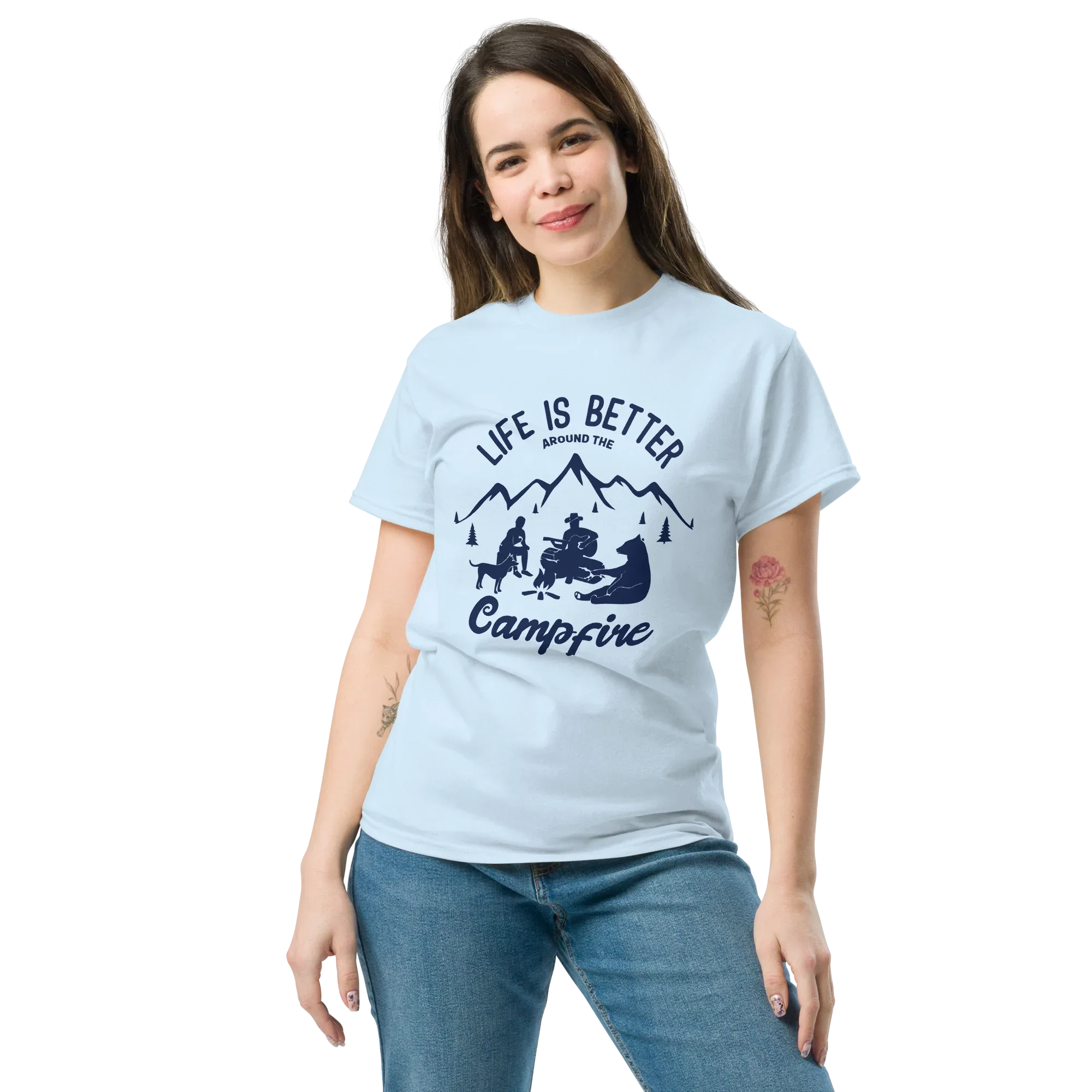 CAMPFIRE unisex t-shirt - - Camping & Outdoor t-shirts - Printoo Shop
