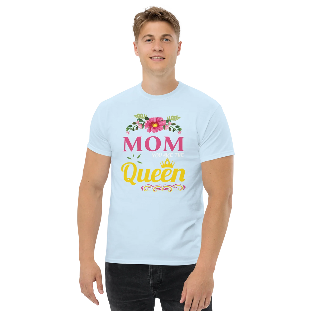 MOM QUEEN unisex t-shirt - Printoo Shop - - Mom t-shirt, t-shirt, unisex, Unisex Classic Tee | Gildan 5000