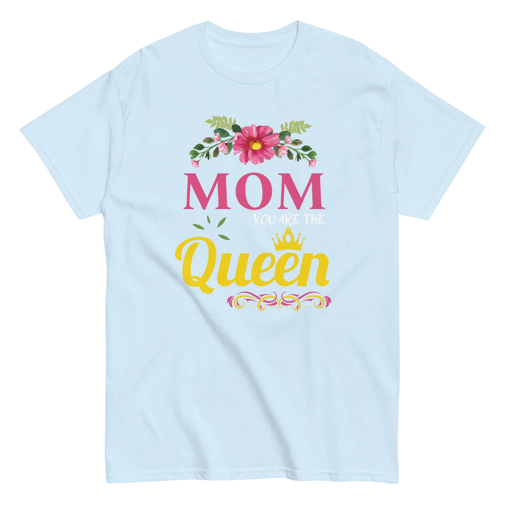 MOM QUEEN unisex t-shirt - Printoo Shop - - Mom t-shirt, t-shirt, unisex, Unisex Classic Tee | Gildan 5000