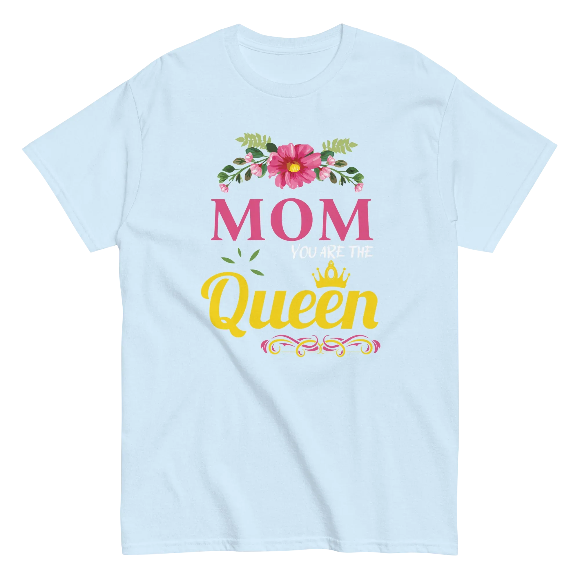 MOM QUEEN unisex t-shirt - Printoo Shop - - Mom t-shirt, t-shirt, unisex, Unisex Classic Tee | Gildan 5000