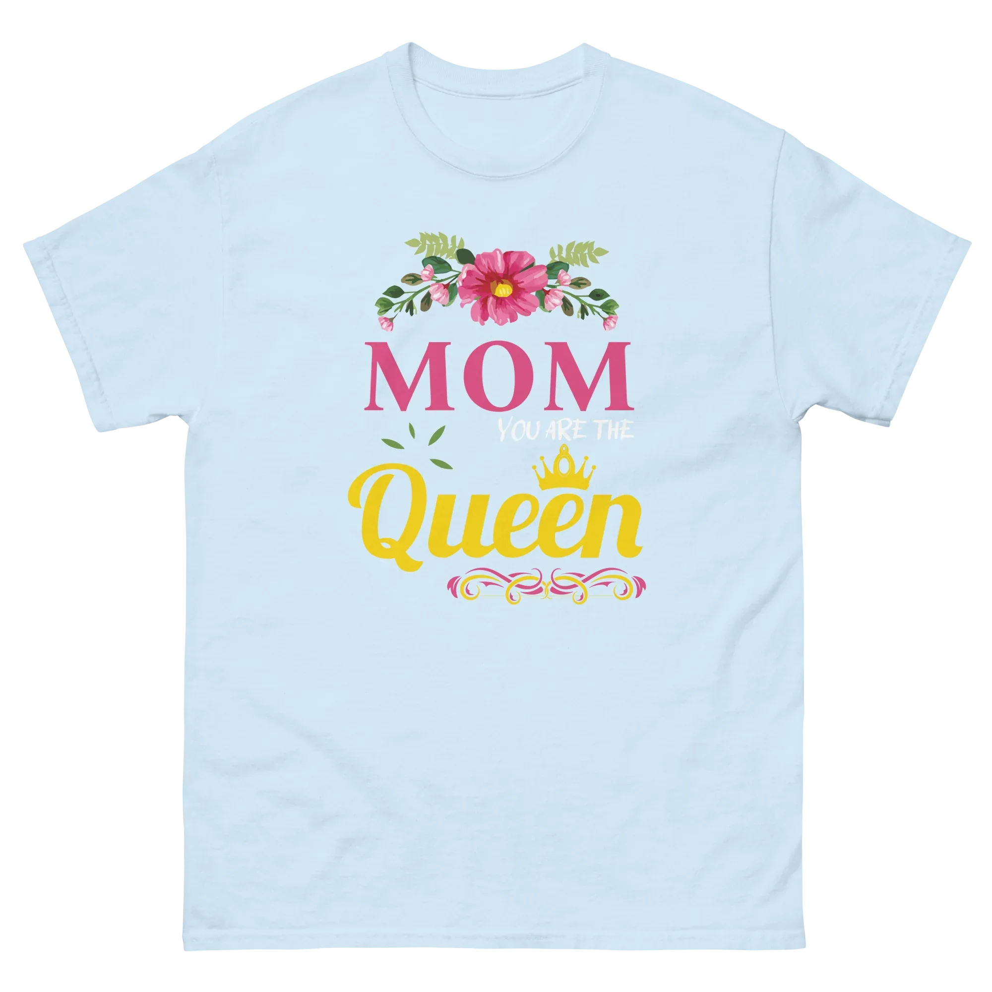 MOM QUEEN unisex t-shirt - Printoo Shop - - Mom t-shirt, t-shirt, unisex, Unisex Classic Tee | Gildan 5000