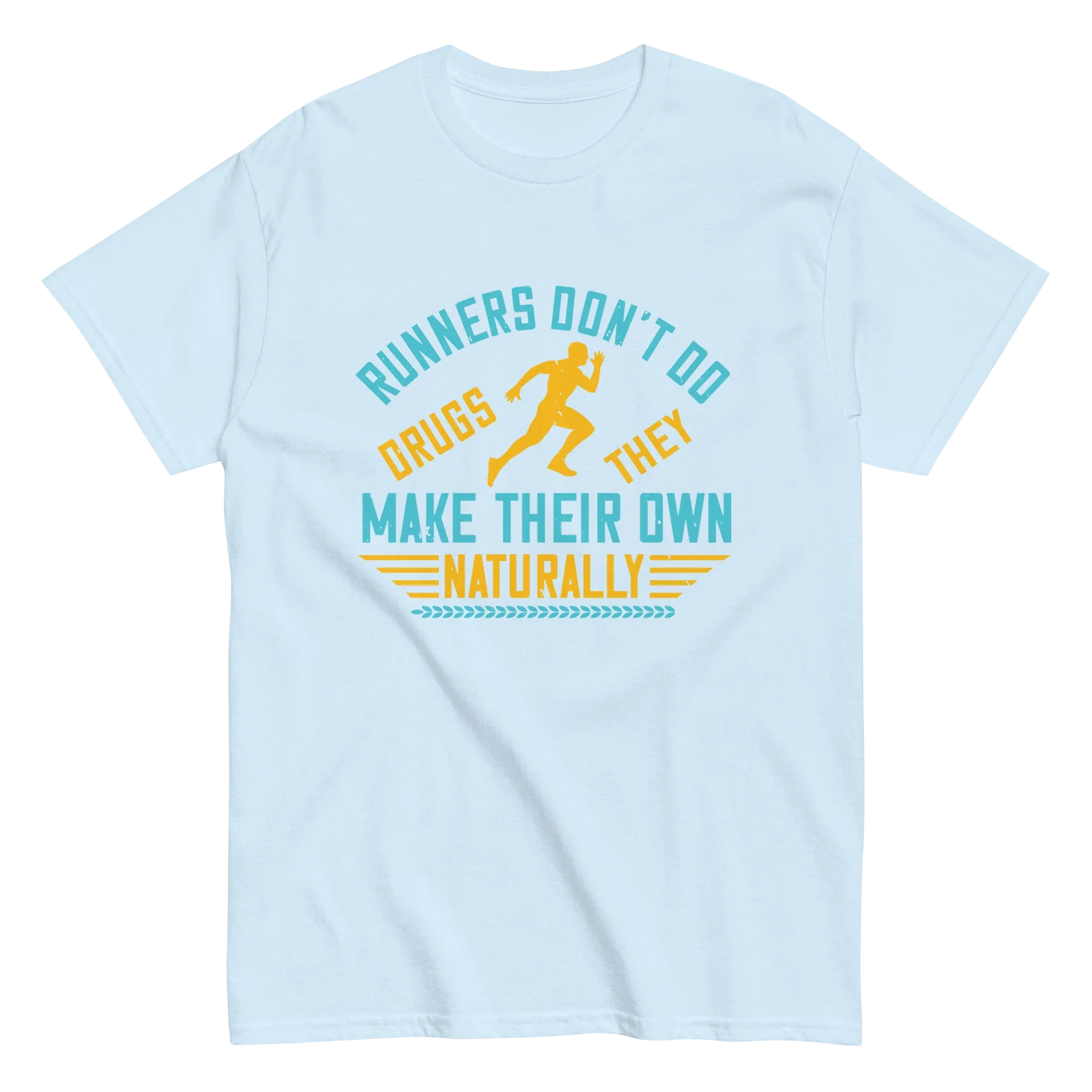 NATURALLY RUNNERS unisex t-shirt - - Running t-shirts - Printoo Shop