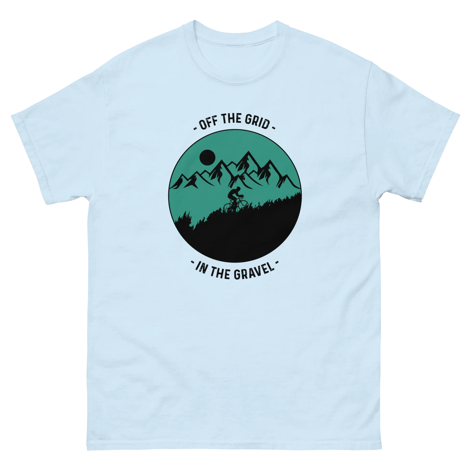 OFF THE GRID unisex t-shirt - Printoo Shop - - bicycle, t-shirt, unisex, Unisex Classic Tee | Gildan 5000