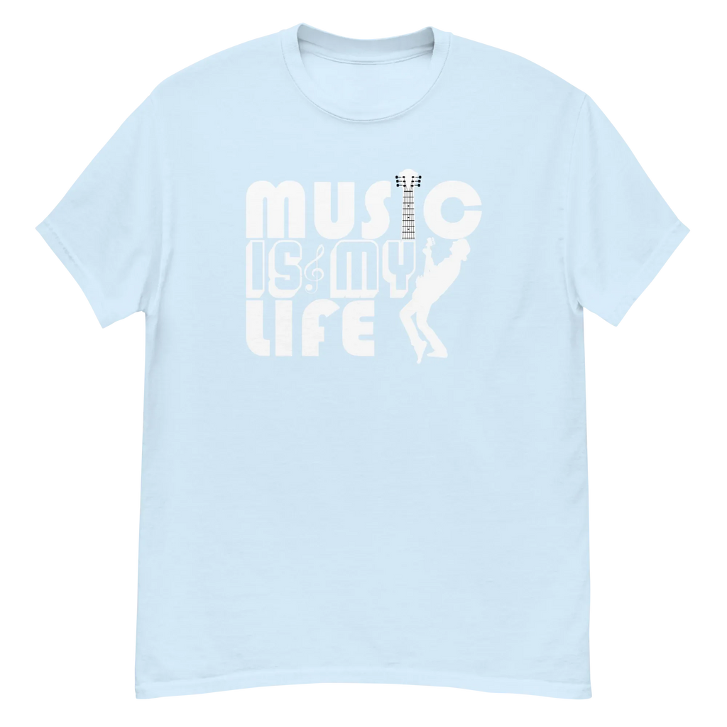 MUSIC IS MY LIFE unisex t-shirt - - Music t-shirts - Printoo Shop
