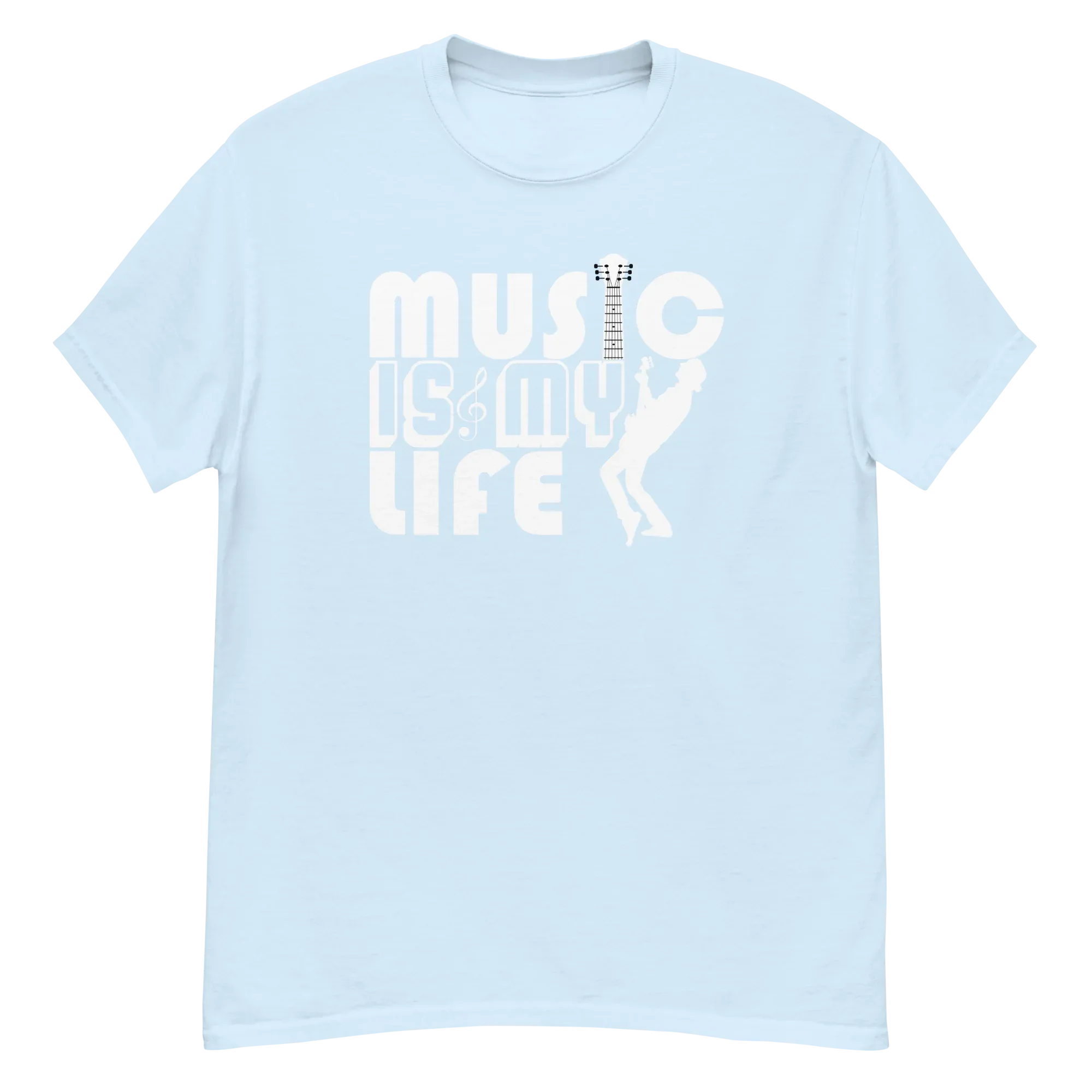 MUSIC IS MY LIFE unisex t-shirt - - Music t-shirts - Printoo Shop
