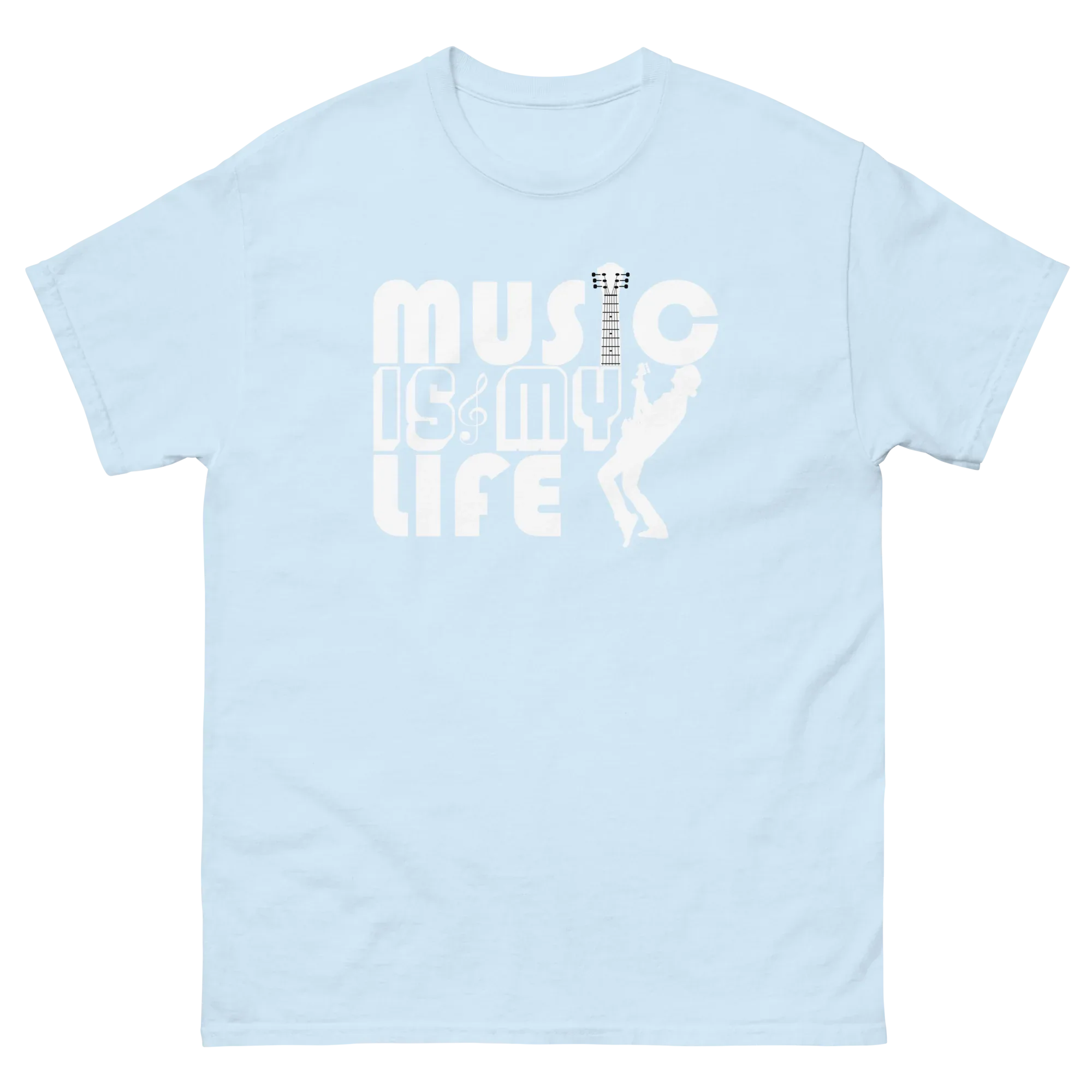 MUSIC IS MY LIFE unisex t-shirt - - Music t-shirts - Printoo Shop