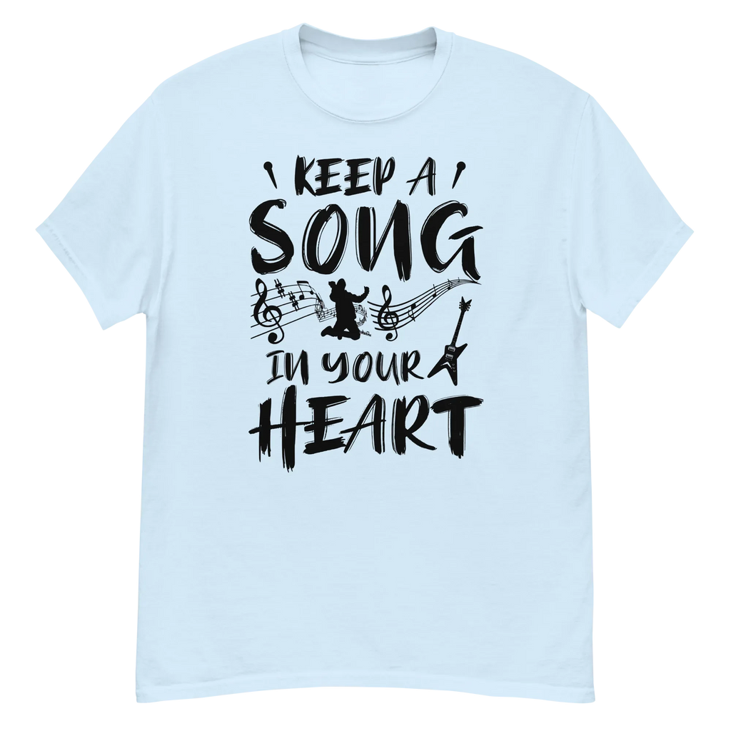KEEP A SOUND IN YOUR HEART unisex t-shirt - - Music t-shirts - Printoo Shop