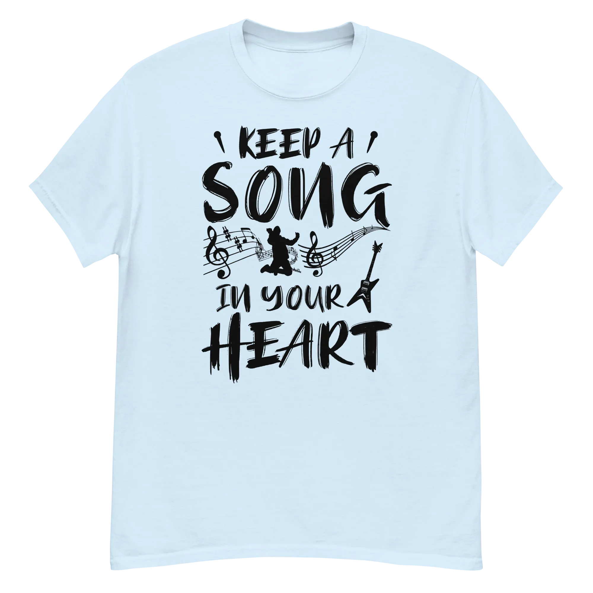 KEEP A SOUND IN YOUR HEART unisex t-shirt - Printoo Shop - - 035.png, Music t-shirt, t-shirt, unisex, Unisex Classic Tee | Gildan 5000
