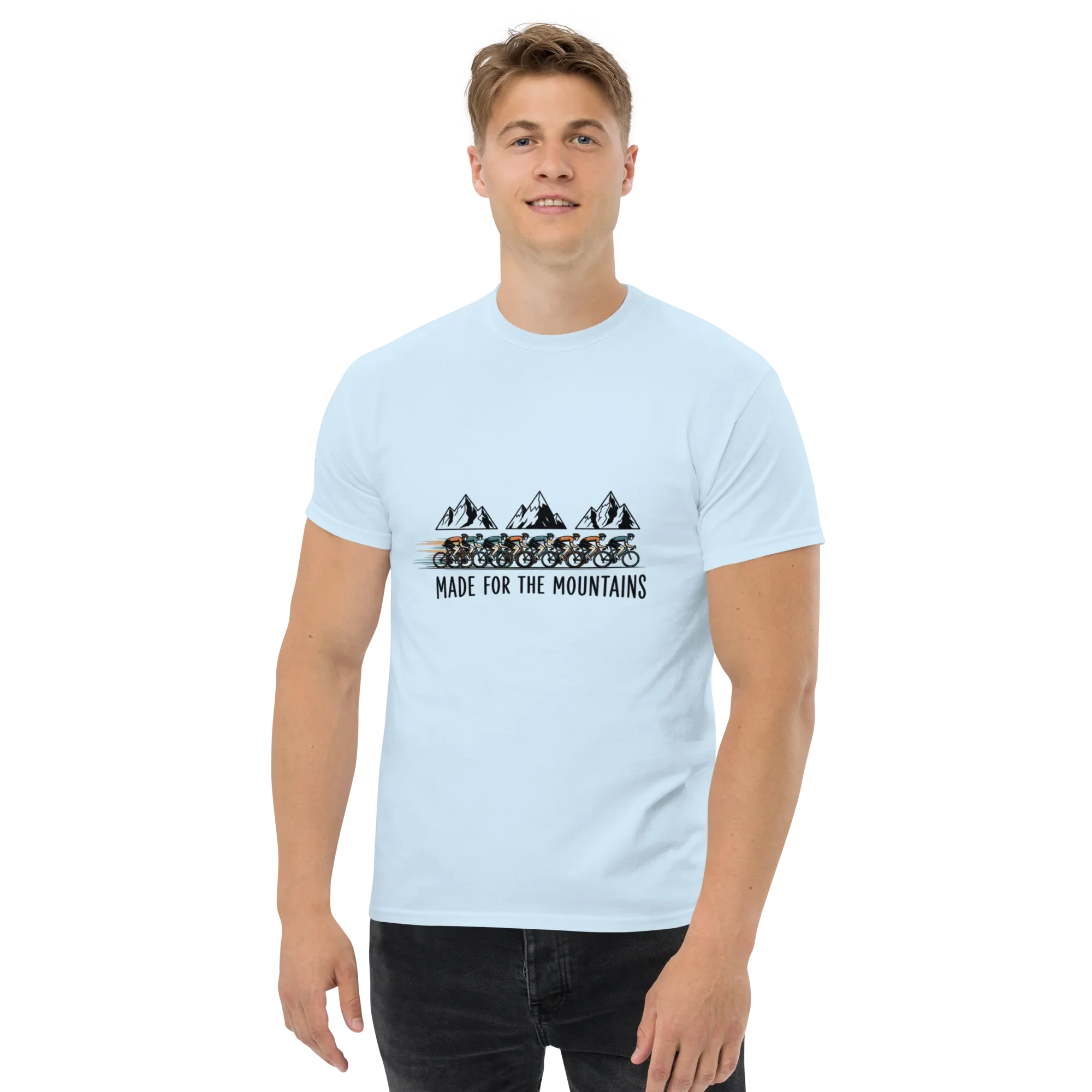 MADE FOR THE MOUNTAINS unisex t-shirt - Printoo Shop - - bicycle t-shirts, t-shirt, Tour de France, unisex, Unisex Classic Tee | Gildan 5000