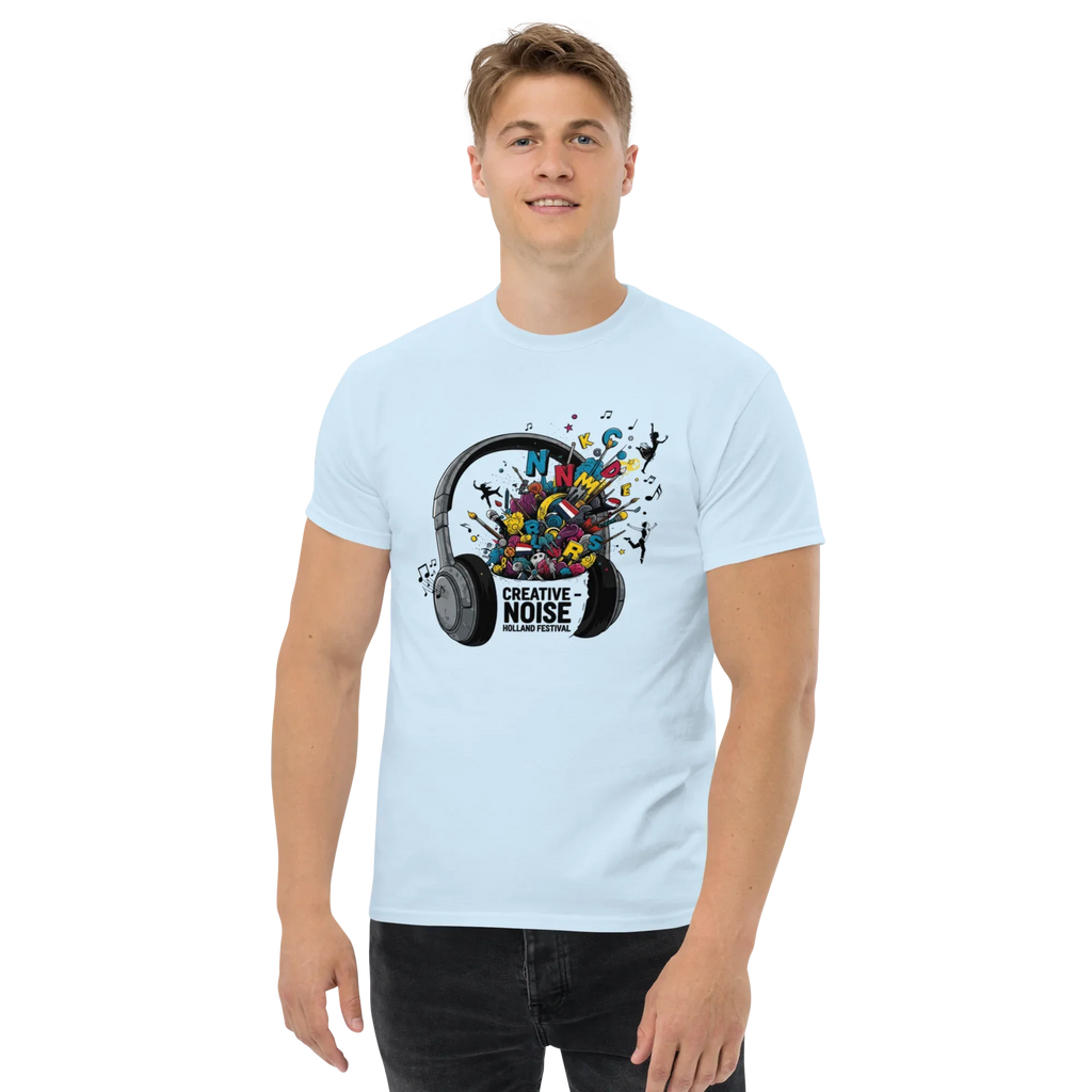CREATIVE NOISE STATEMENT unisex t-shirt - Printoo Shop - - Music t-shirt, t-shirt, unisex, Unisex Classic Tee | Gildan 5000