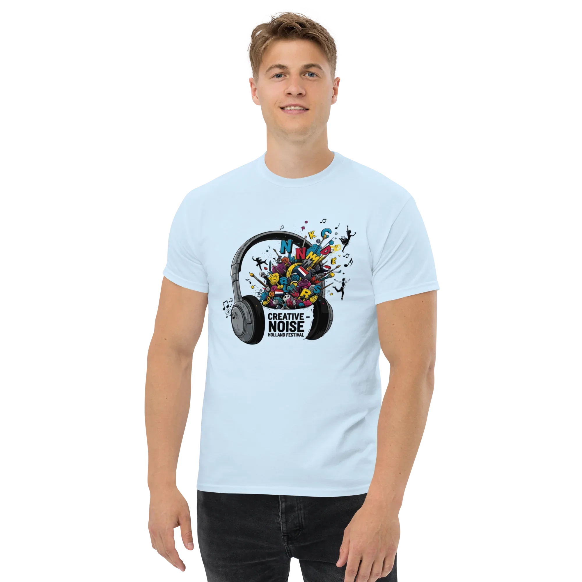CREATIVE NOISE STATEMENT unisex t-shirt - Printoo Shop - - Music t-shirt, t-shirt, unisex, Unisex Classic Tee | Gildan 5000