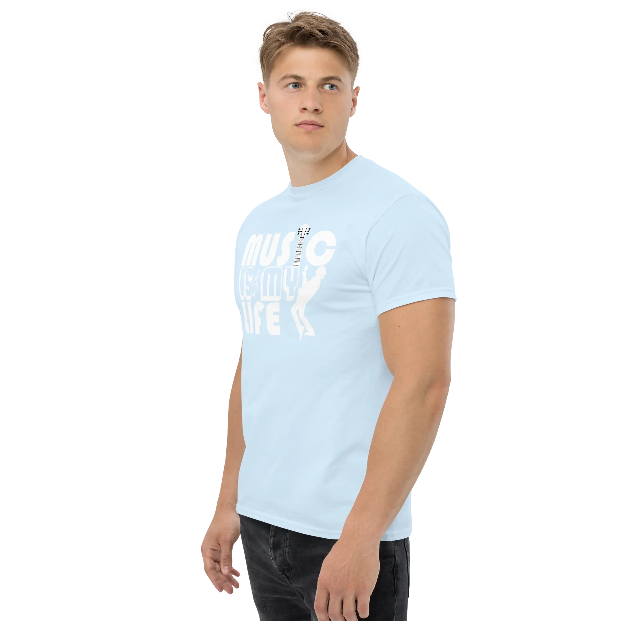 MUSIC IS MY LIFE unisex t-shirt - - Music t-shirts - Printoo Shop