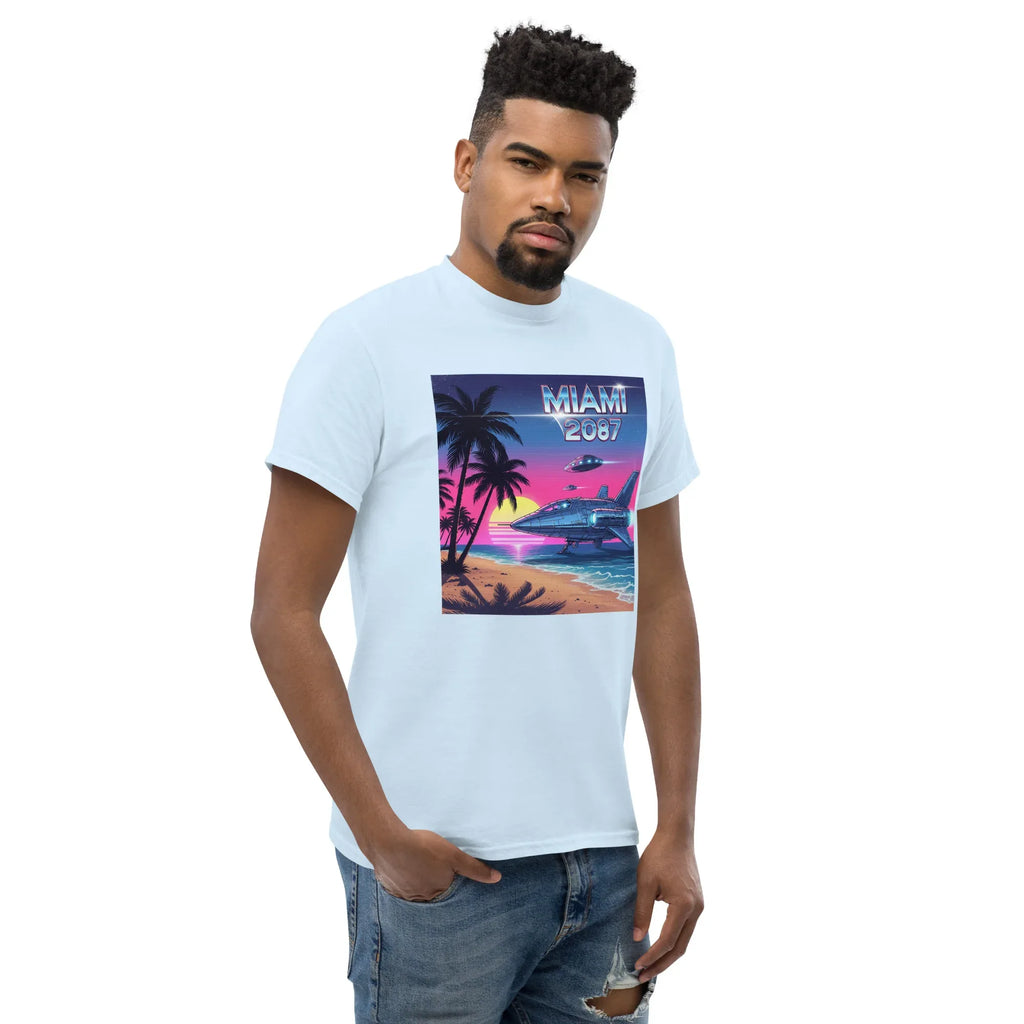 MIAMI 2087 FUTURE CITY unisex t-shirt - - - Printoo Shop