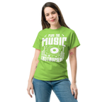 PLAY THE MUSIC NOT THE INSTRUMENT unisex t-shirt - - Music t-shirts - Printoo Shop