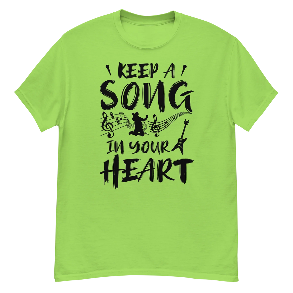 KEEP A SOUND IN YOUR HEART unisex t-shirt - - Music t-shirts - Printoo Shop