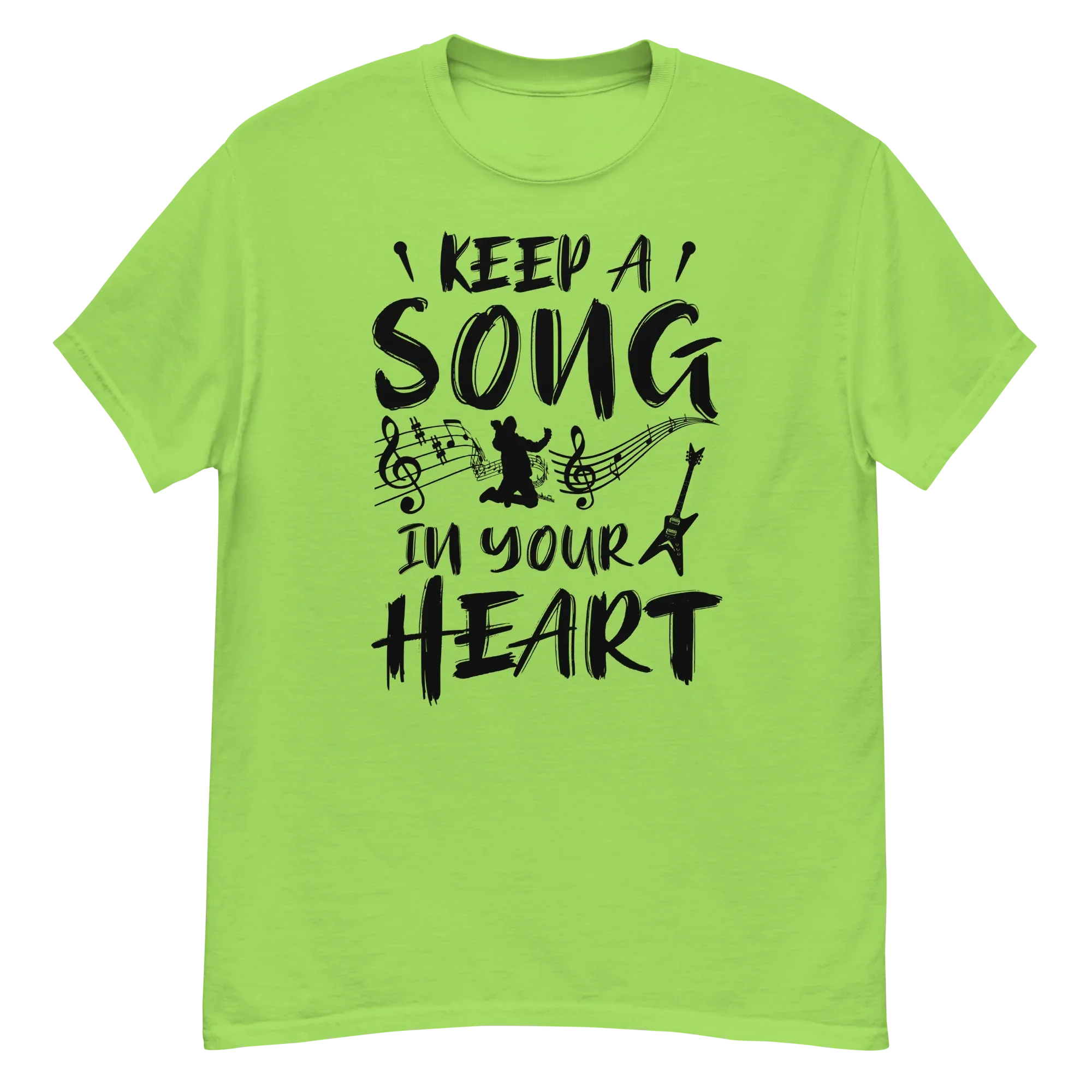 KEEP A SOUND IN YOUR HEART unisex t-shirt - - Music t-shirts - Printoo Shop