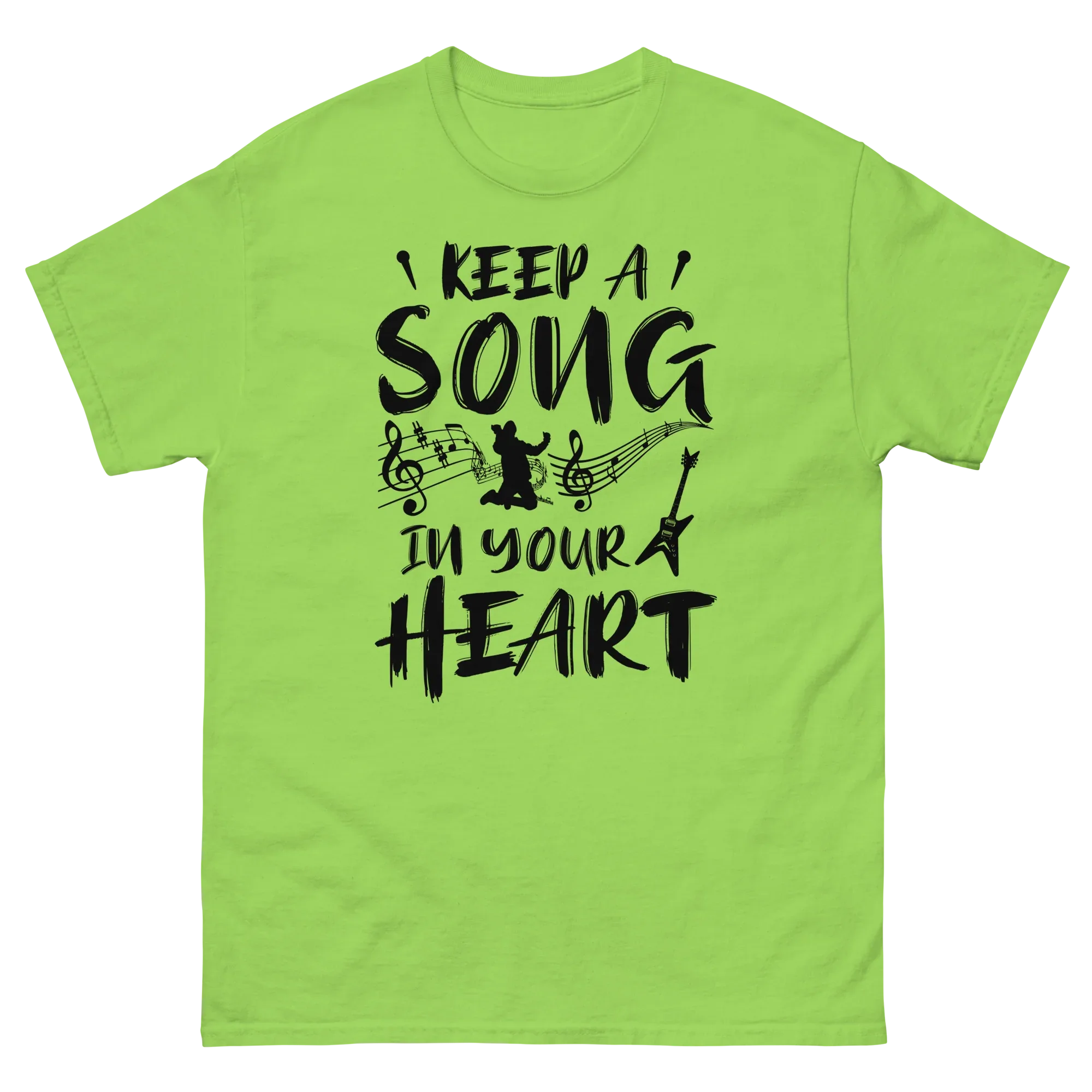 KEEP A SOUND IN YOUR HEART unisex t-shirt - Printoo Shop - - 035.png, Music t-shirt, t-shirt, unisex, Unisex Classic Tee | Gildan 5000