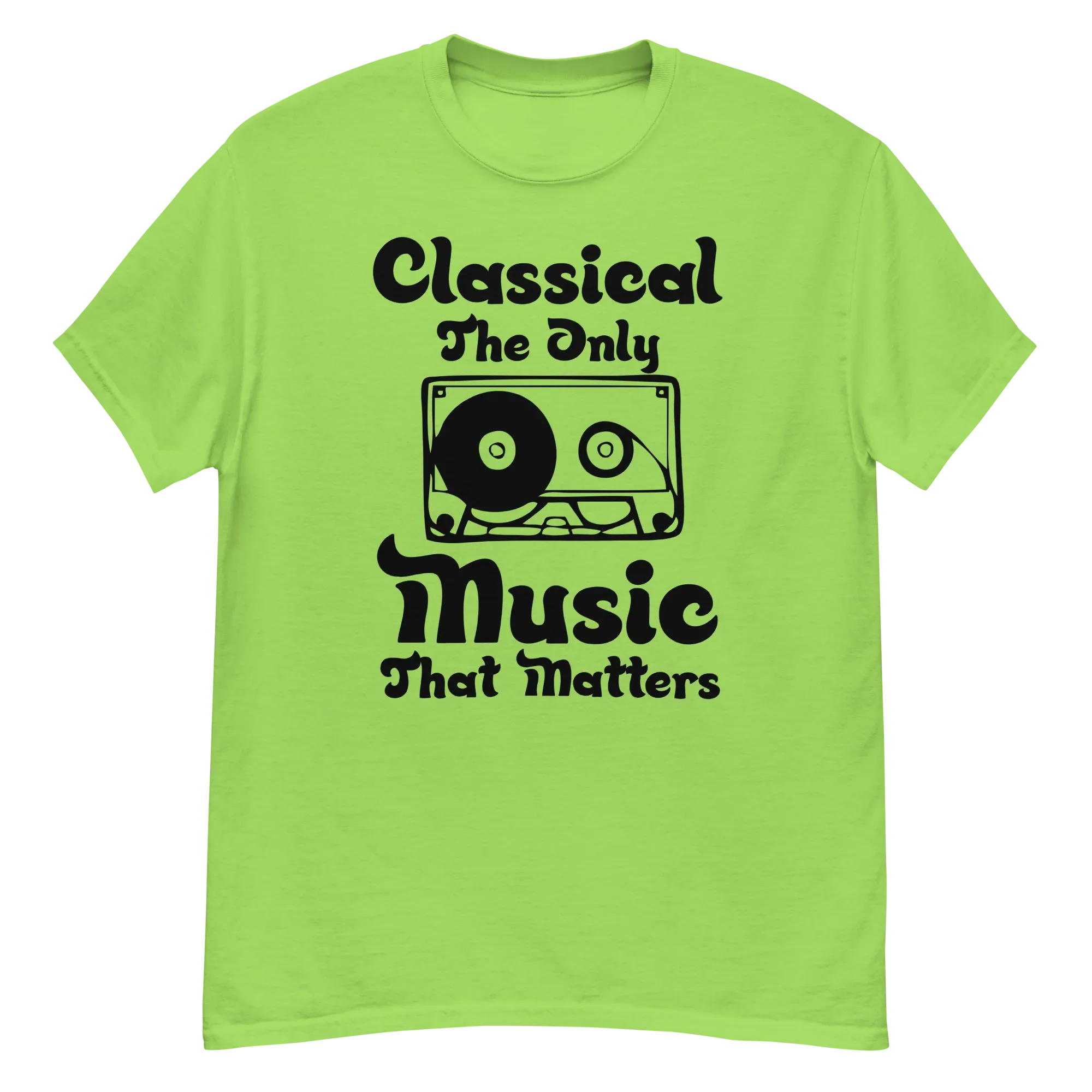 CLASSICAL THE ONLY MUSIC THAT MATTERS unisex t-shirt - Printoo Shop - - 012.png, Music t-shirt, t-shirt, unisex, Unisex Classic Tee | Gildan 5000