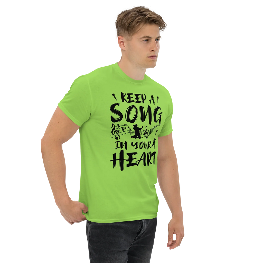 KEEP A SOUND IN YOUR HEART unisex t-shirt - - Music t-shirts - Printoo Shop