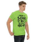 KEEP A SOUND IN YOUR HEART unisex t-shirt - - Music t-shirts - Printoo Shop