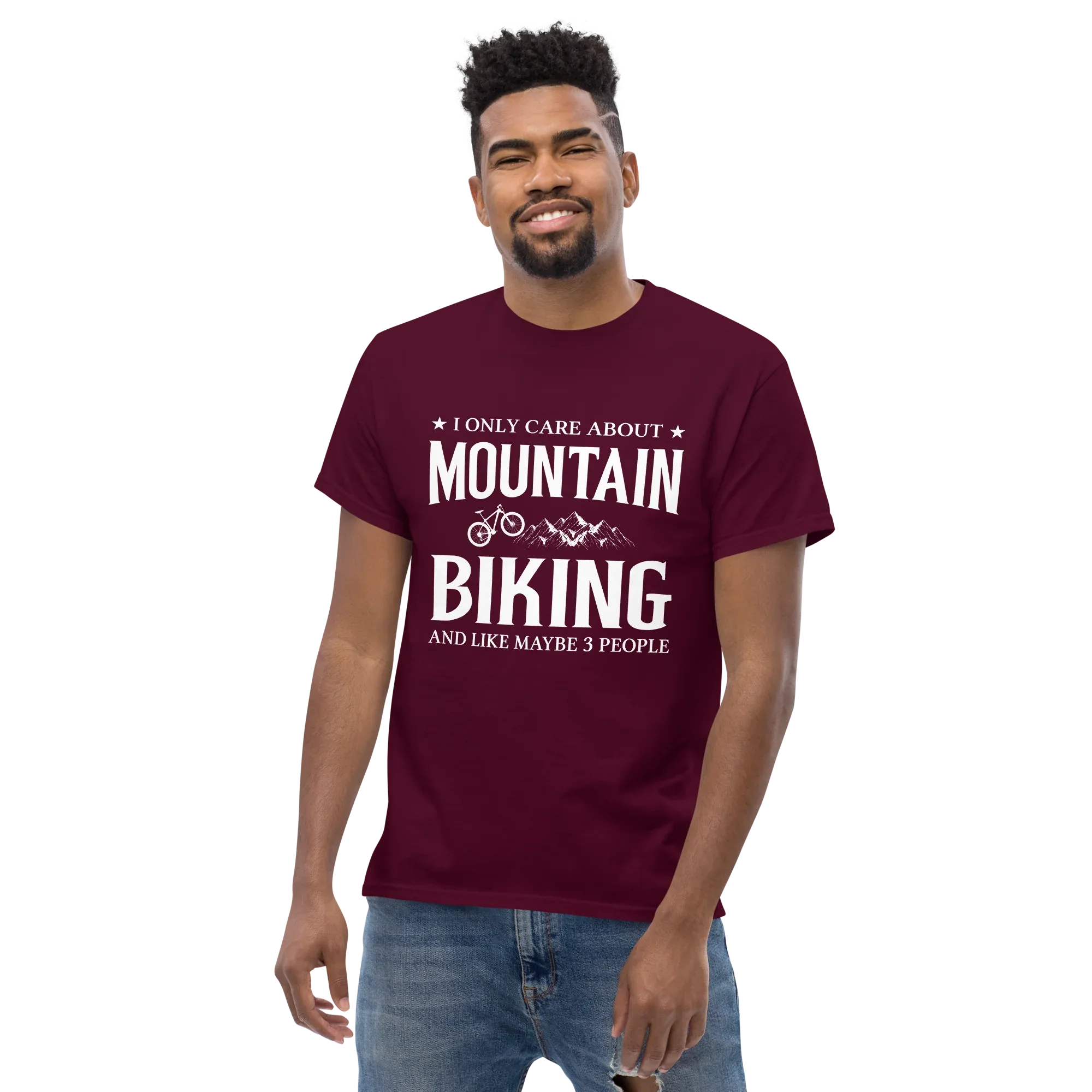 I ONLY CARE ABOUT MTB unisex t-shirt - Printoo Shop - - bicycle, t-shirt, unisex, Unisex Classic Tee | Gildan 5000