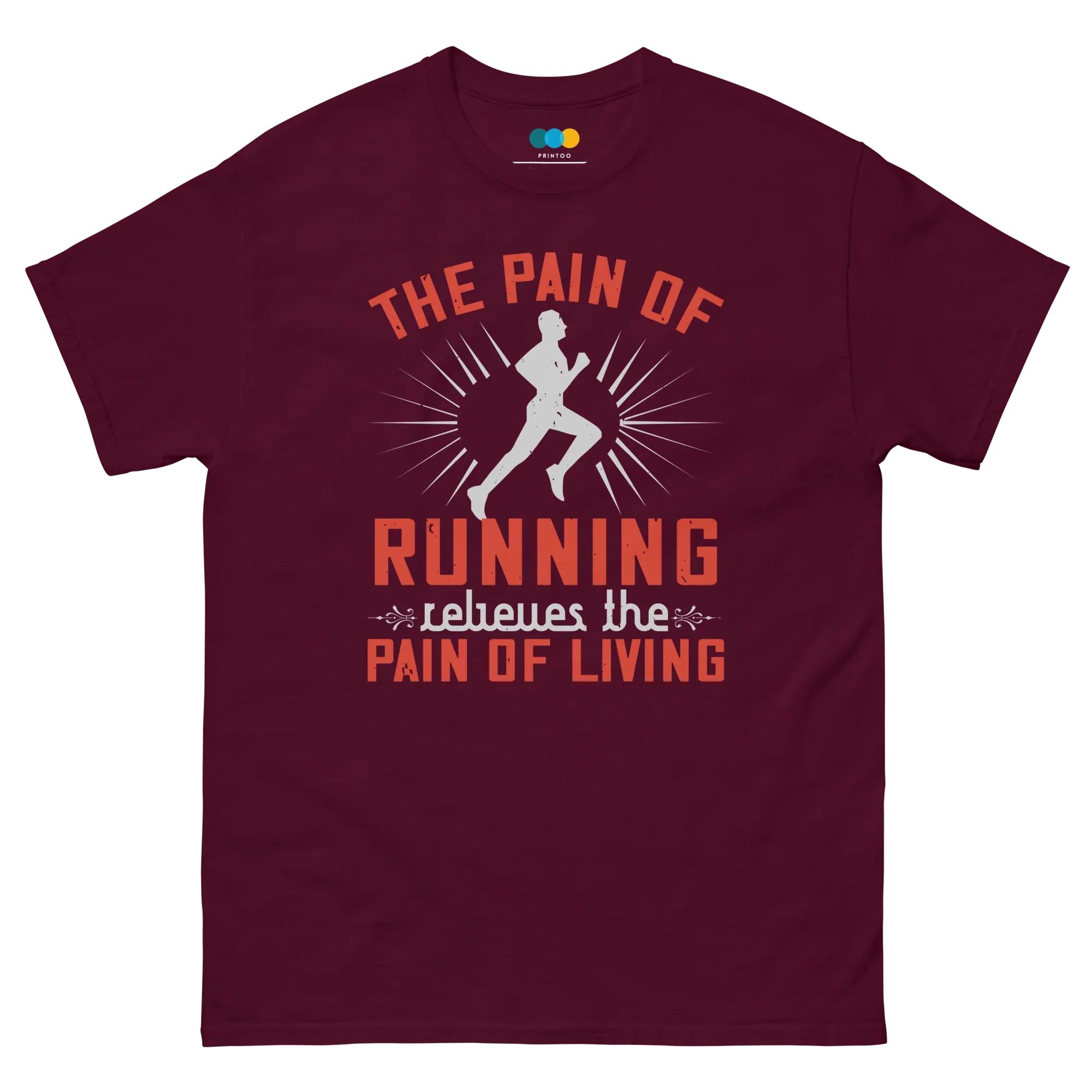 RUN & LIVE unisex t-shirt - - Running - Printoo Shop