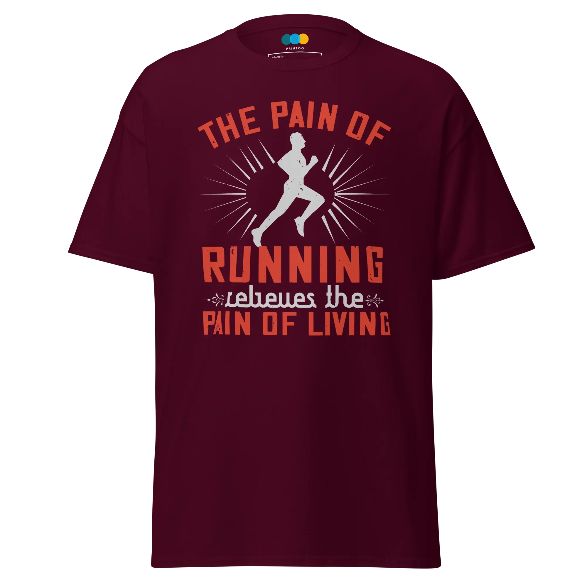 RUN & LIVE unisex t-shirt - - Running - Printoo Shop