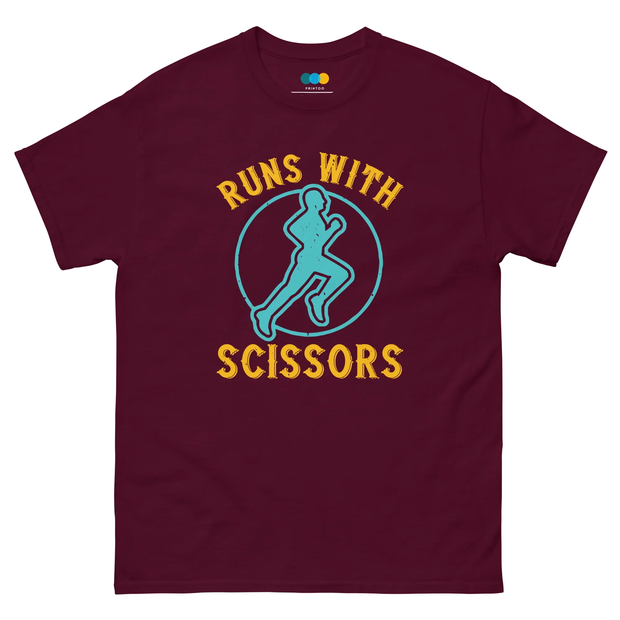 RUNS /w SCISSORS unisex t-shirt - - Running - Printoo Shop