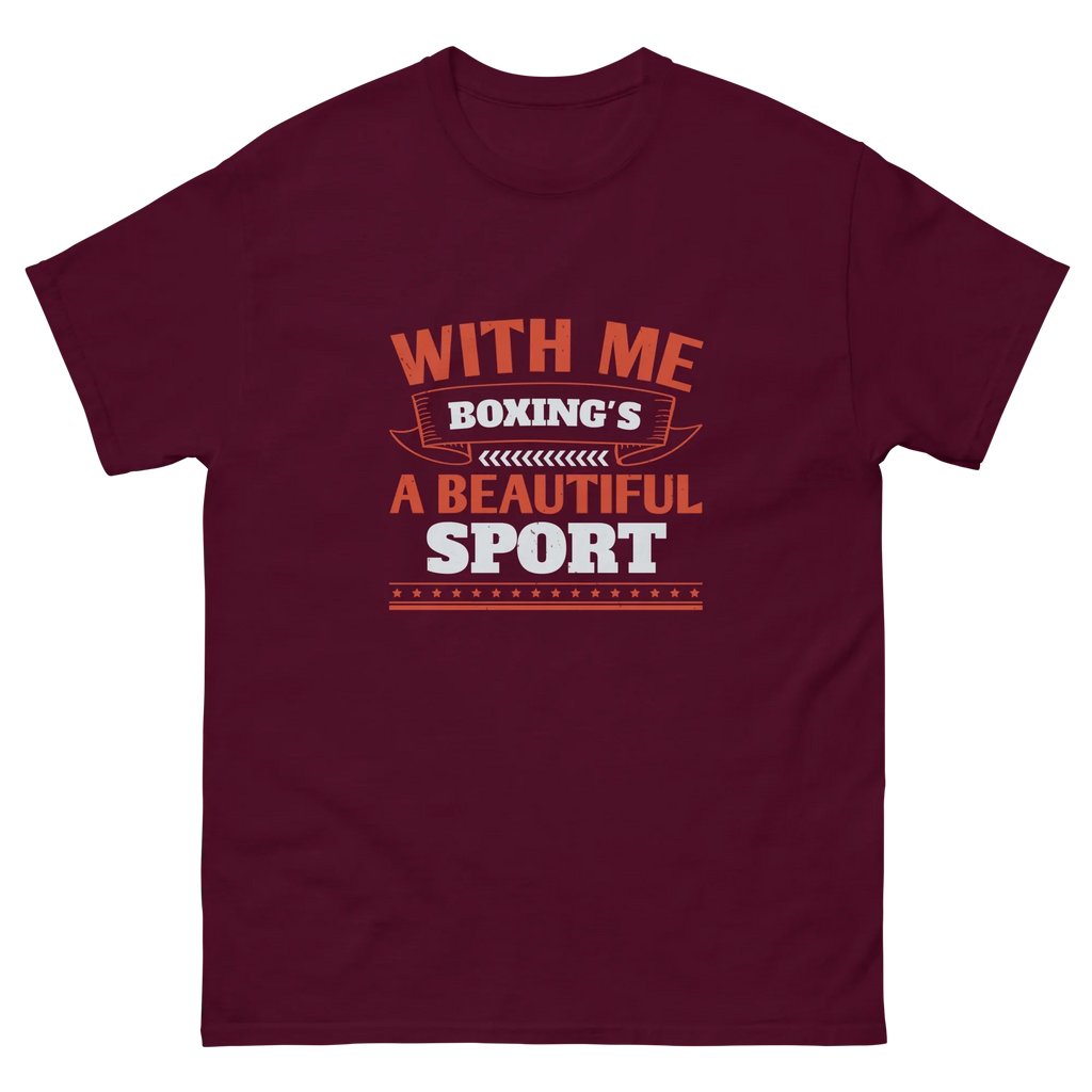 BOXING IS BEAUTIFUL unisex t-shirt - Printoo Shop - - boxing, Regular fit, t-shirt, unisex, Unisex Classic Tee | Gildan 5000