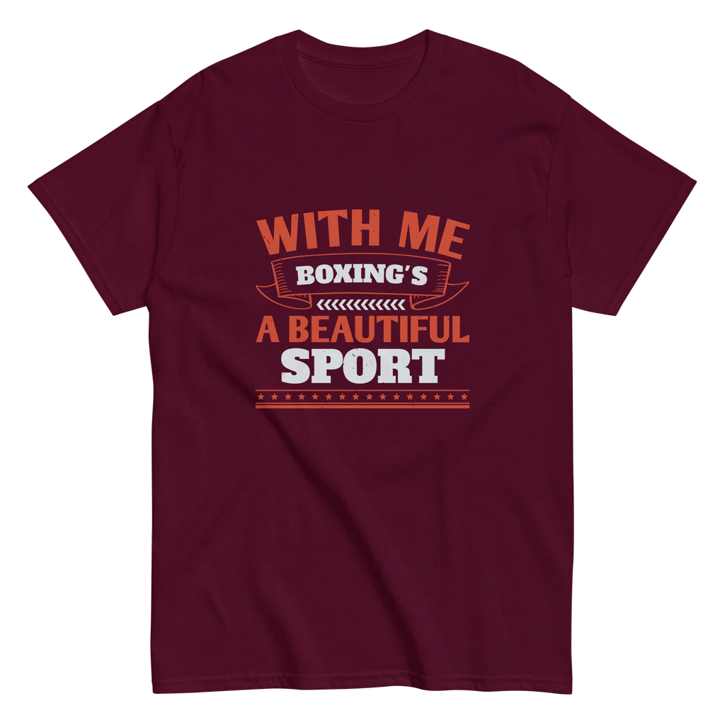 BOXING IS BEAUTIFUL unisex t-shirt - Printoo Shop - - boxing, Regular fit, t-shirt, unisex, Unisex Classic Tee | Gildan 5000
