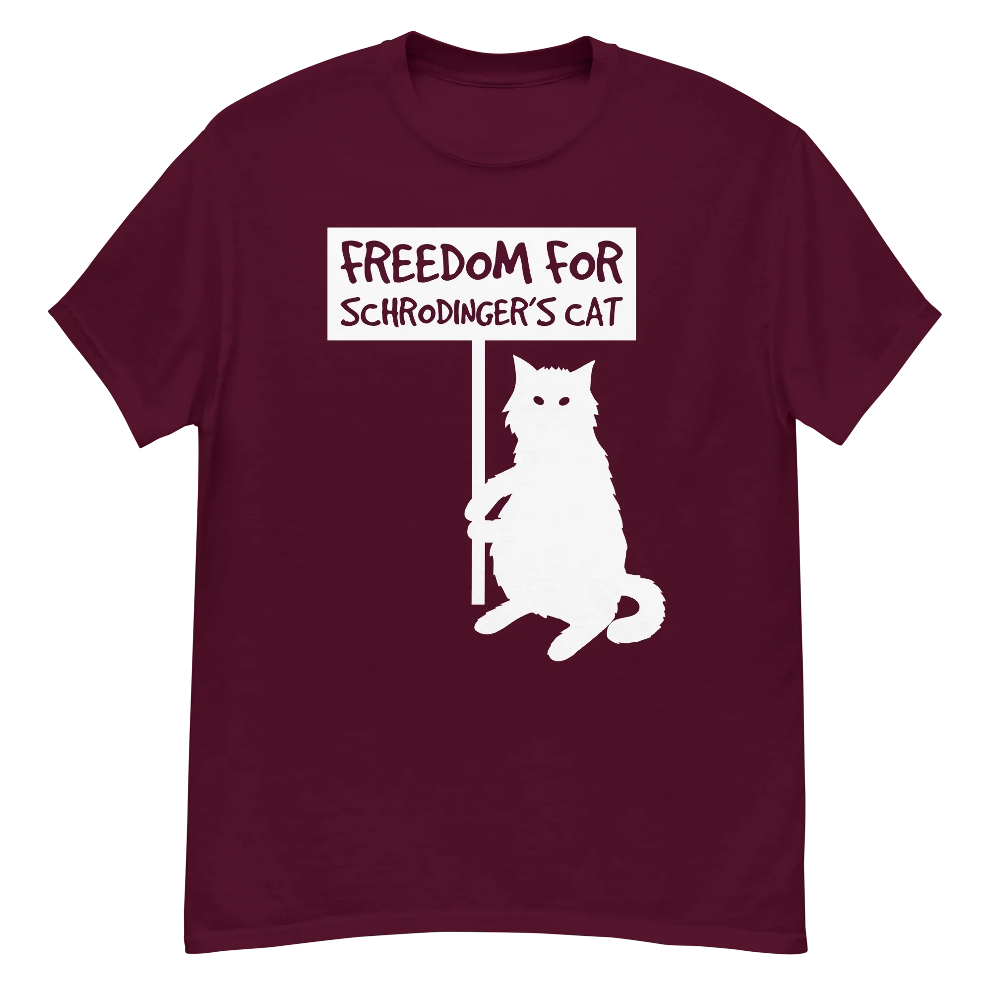 SCHRODINGER'S CAT unisex t-shirt - - Cat t-shirts - Printoo Shop