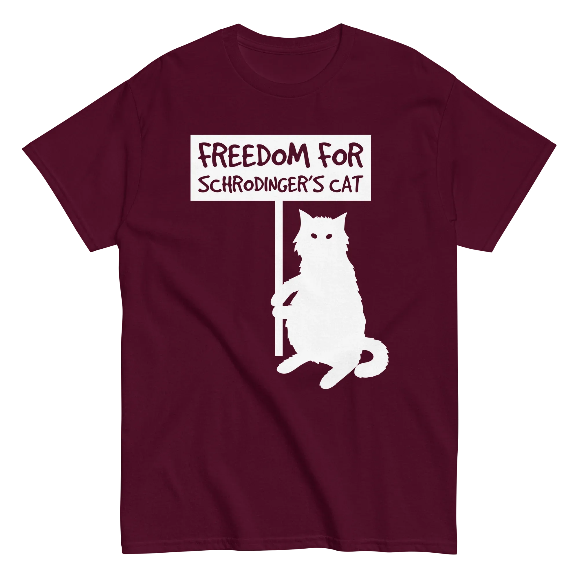 SCHRODINGER'S CAT unisex t-shirt - - Cat t-shirts - Printoo Shop