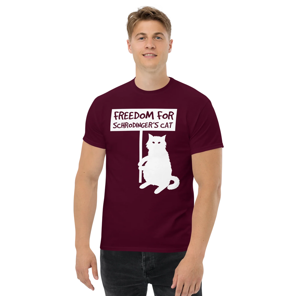 SCHRODINGER'S CAT unisex t-shirt - - Cat t-shirts - Printoo Shop