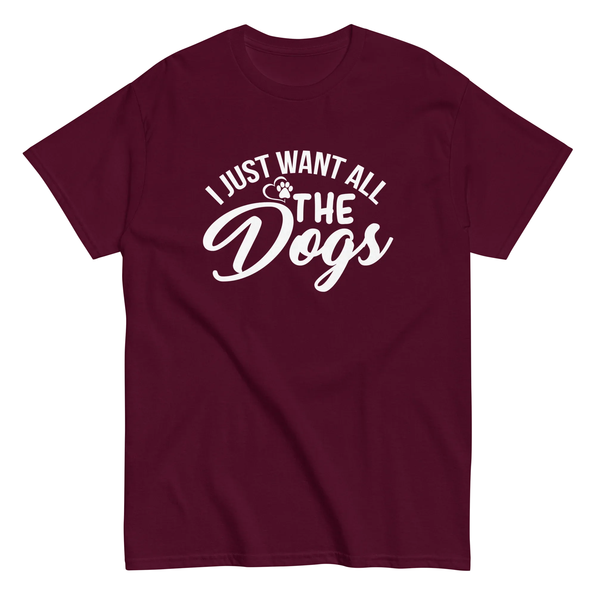 ALL THE DOGS unisex t-shirt - Printoo Shop - - dog, Streetwear look, t-shirt, unisex, Unisex Classic Tee | Gildan 5000