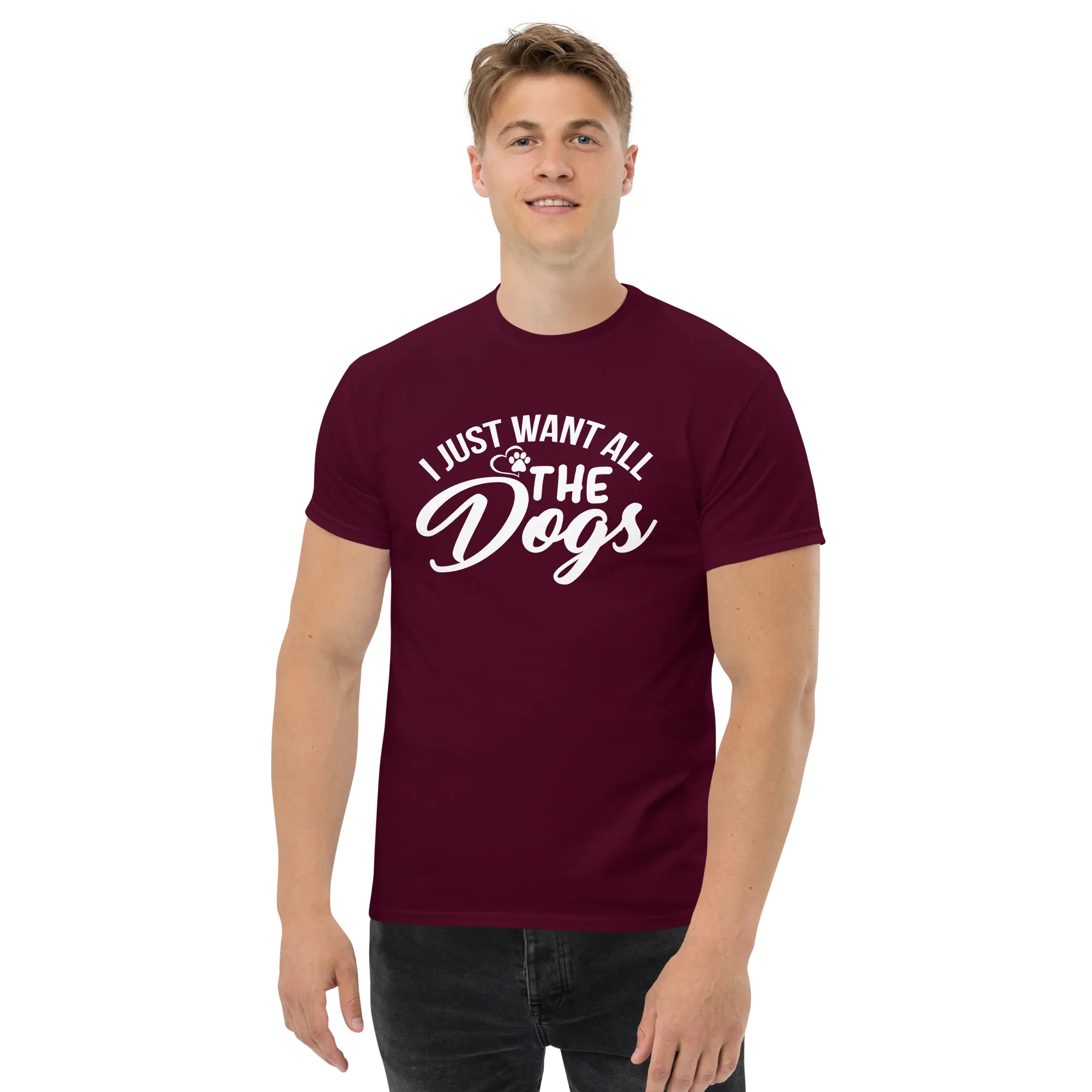 ALL THE DOGS unisex t-shirt - Printoo Shop - - dog, Streetwear look, t-shirt, unisex, Unisex Classic Tee | Gildan 5000