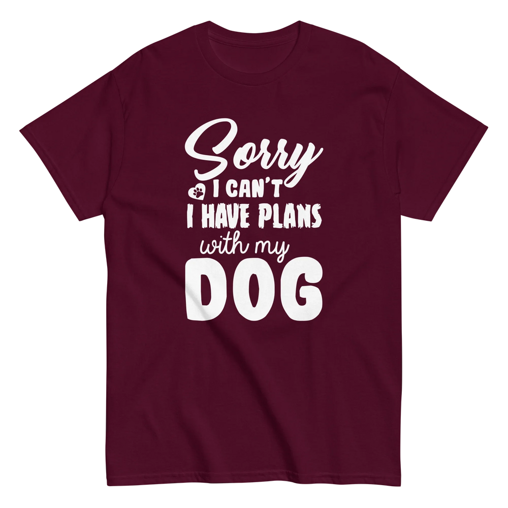 WITH MY DOG unisex t-shirt - - Dogs t-shirt - Printoo Shop