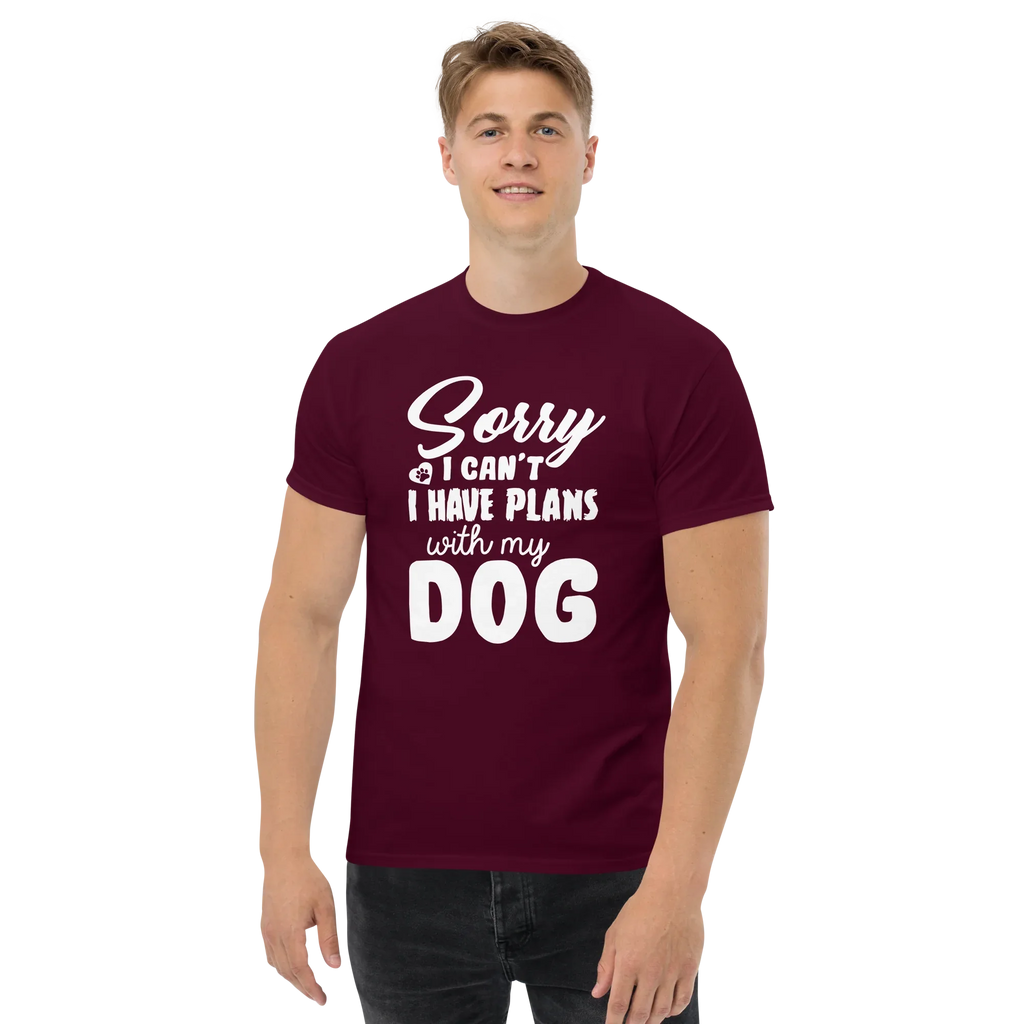 WITH MY DOG unisex t-shirt - - Dogs t-shirt - Printoo Shop