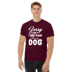 WITH MY DOG unisex t-shirt - - Dogs t-shirt - Printoo Shop