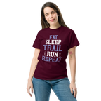 TRAIL RUNNERS MANTRA unisex t-shirt - Maroon / S - Printoo Shop - 7326559_12634