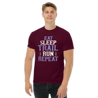 TRAIL RUNNERS MANTRA unisex t-shirt - Maroon / S - Printoo Shop - 7326559_12634