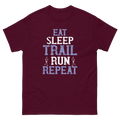 TRAIL RUNNERS MANTRA unisex t-shirt - Maroon / S - Printoo Shop - 7326559_12634