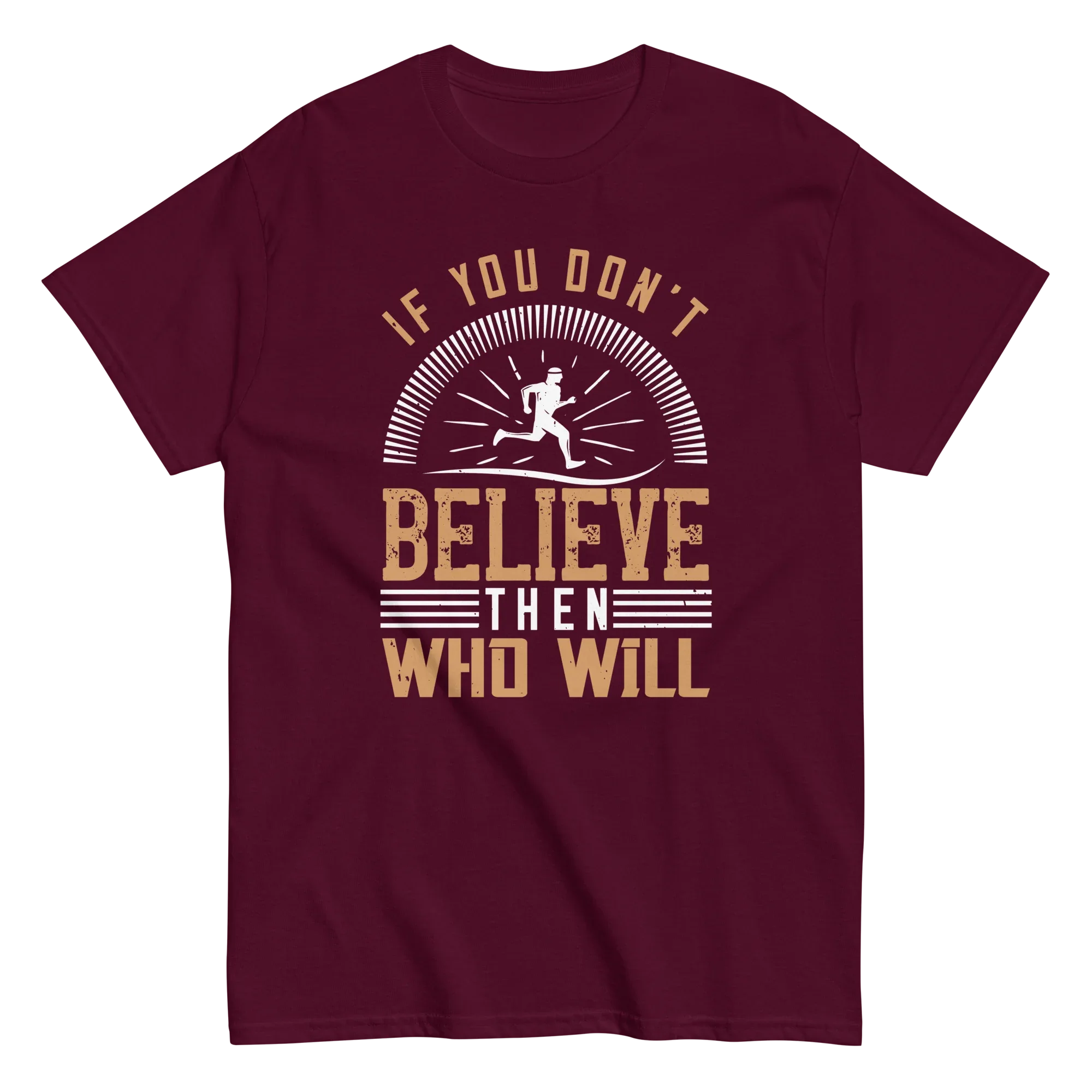 BELIEVE IT unisex t-shirt - Printoo Shop - - running, t-shirt, unisex, Unisex Classic Tee | Gildan 5000