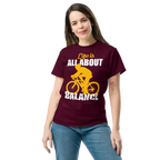 BALANCED LIFE unisex t-shirt - Printoo Shop - - bicycle, t-shirt, unisex, Unisex Classic Tee | Gildan 5000