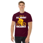 BALANCED LIFE unisex t-shirt - Printoo Shop - - bicycle, t-shirt, unisex, Unisex Classic Tee | Gildan 5000