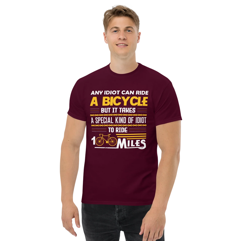 100 MILES unisex t-shirt - Printoo Shop - - bicycle, t-shirt, unisex, Unisex Classic Tee | Gildan 5000