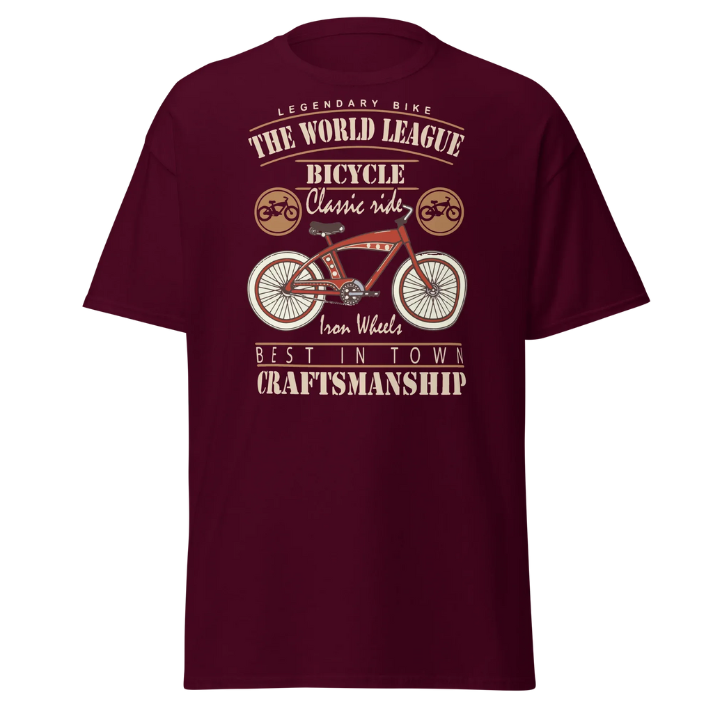 THE WORLD LEAGUE BICYCLE unisex t-shirt - - Bicycle t-shirts - Printoo Shop